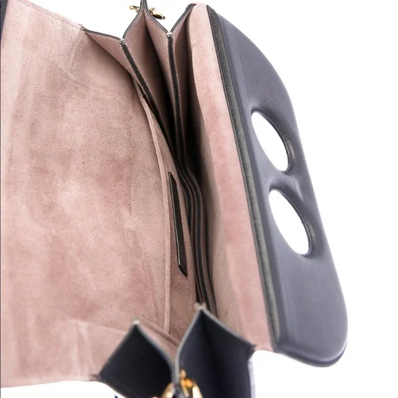 Black shoulder messenger bag - Picture 5 of 16